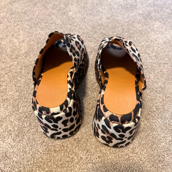Ganni leopard print platform sandals size 38 - Picture 2 of 7